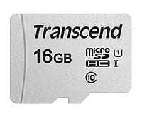 MicroSD жад картасы 16GB Class 10 U1 Transcend TS16GUSD300S