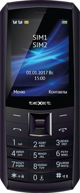 Мобильный телефон Texet TM-D328 цвет черный - фото 1 - id-p113661873
