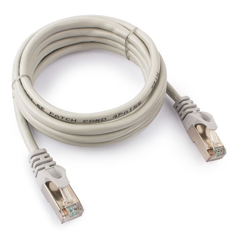 Патч-корд FTP Cablexpert PP22-2m кат.5e, 2м, литой, многожильный (серый) - фото 1 - id-p113662081