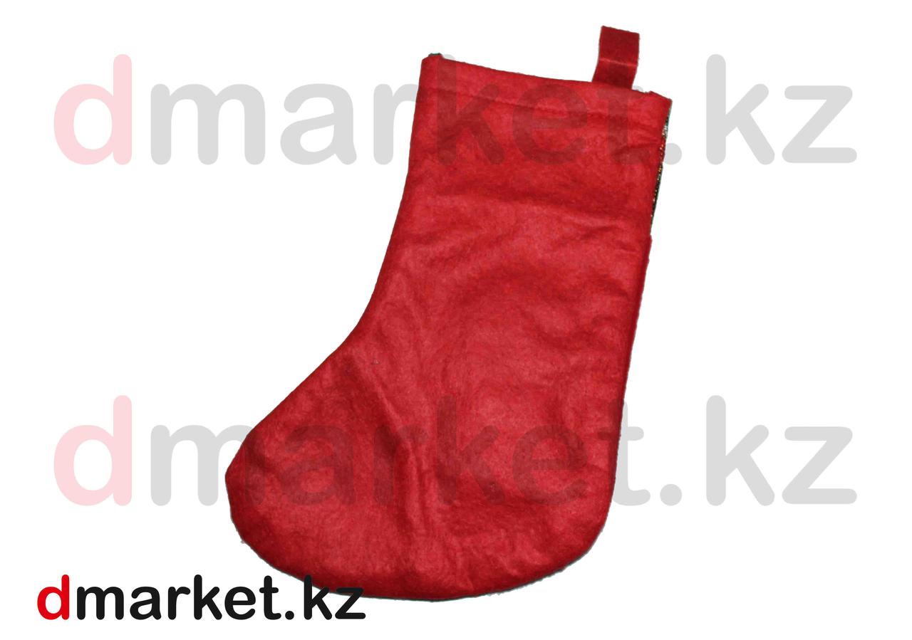 Носок новогодний для подарков Дед Мороз - фото 3 - id-p96300924