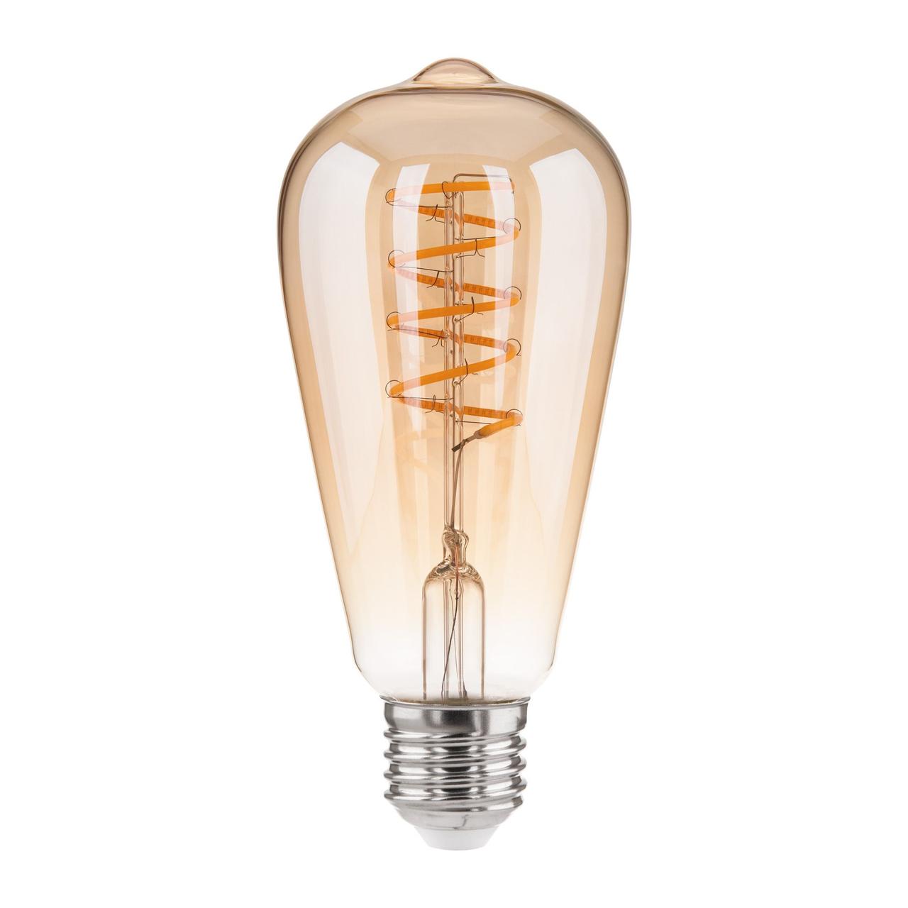 LampLEDST64 6,5W E27 CLEAR 806LM 2700K 85-265