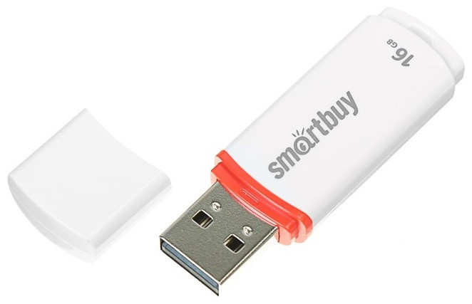 USB Flash карта Smartbuy SB16GBCRW-W 16 Гб
