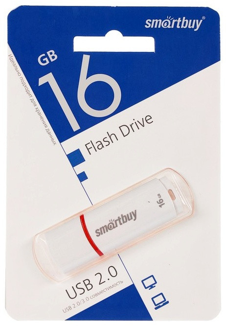 USB Flash карта Smartbuy SB16GBCRW-W 16 Гб - фото 2 - id-p96531579