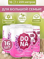 Бумага туал."DONA AROMA"(белая,2сл,4р)