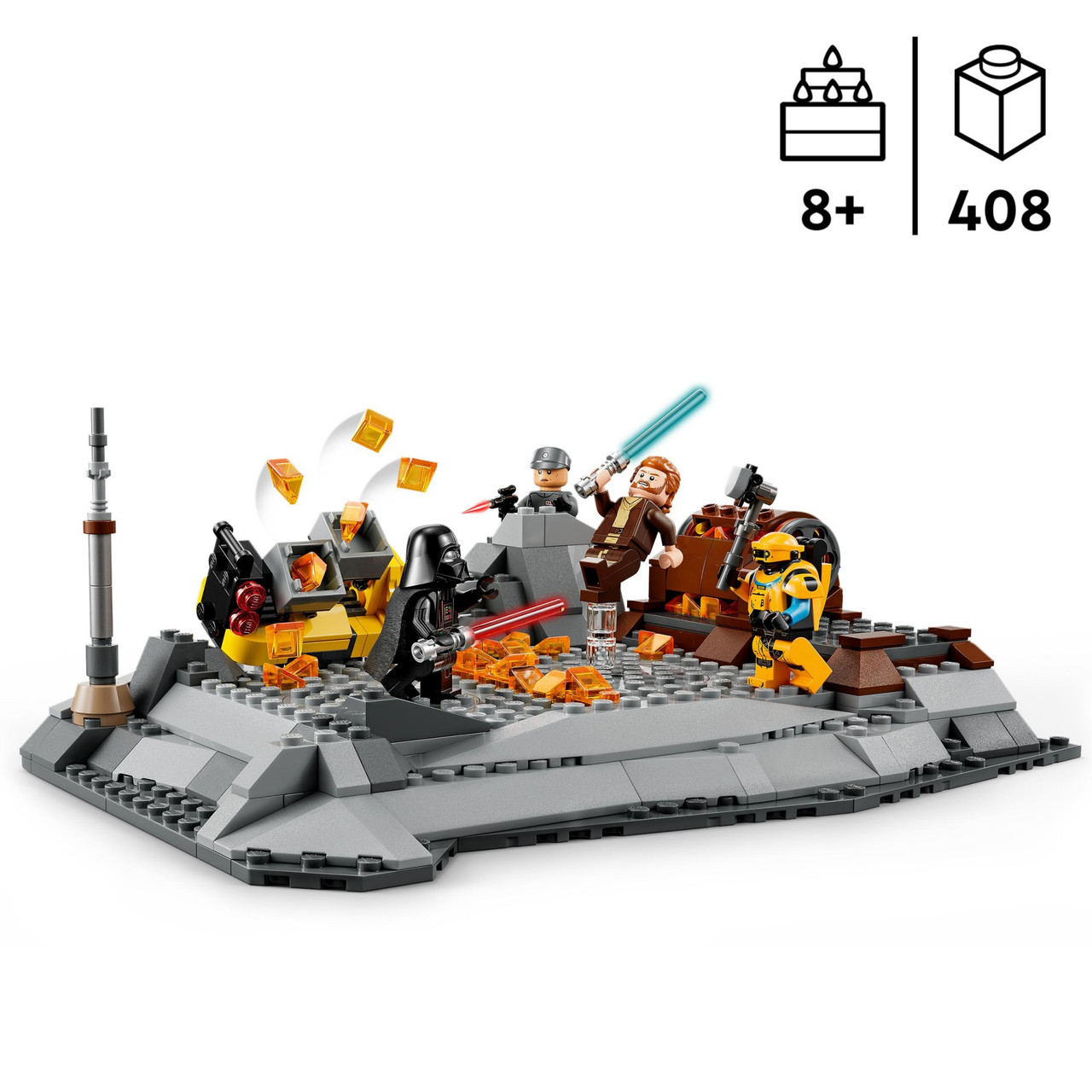 75334 Lego Star Wars Оби Ван Кеноби против Дарта Вейдера Лего Звездные войны - фото 5 - id-p113659073
