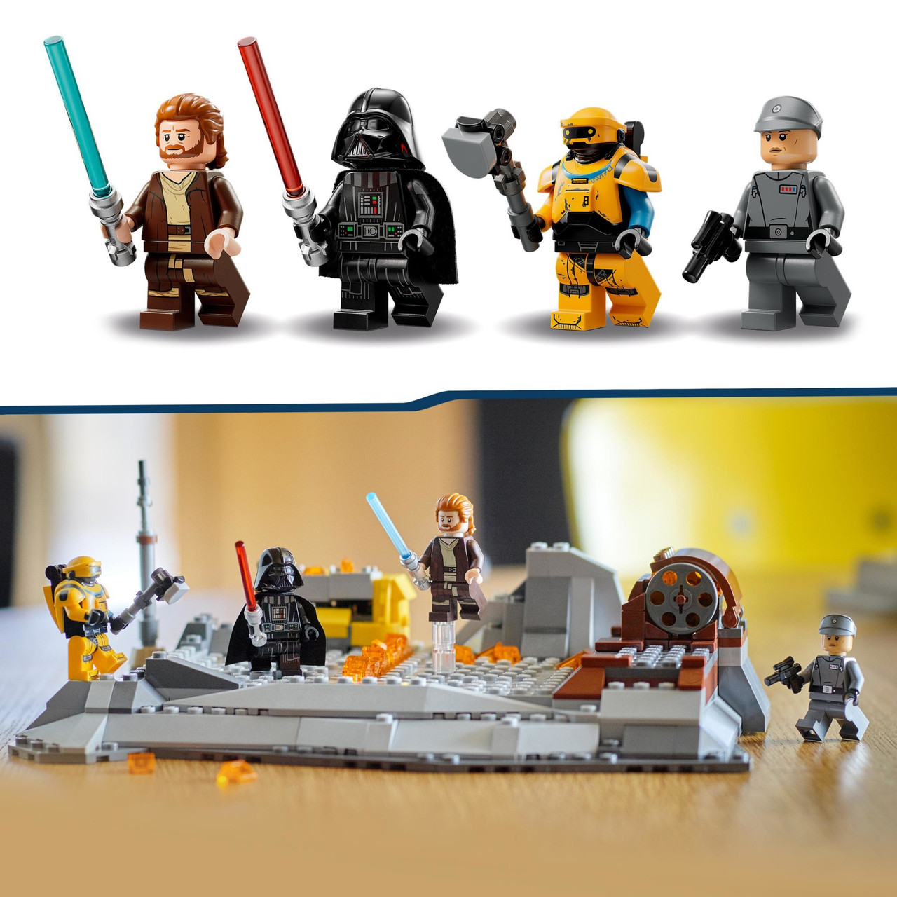 75334 Lego Star Wars Оби Ван Кеноби против Дарта Вейдера Лего Звездные войны - фото 6 - id-p113659073