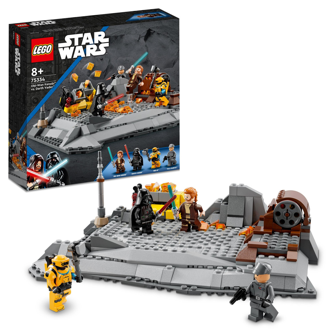 75334 Lego Star Wars Оби Ван Кеноби против Дарта Вейдера Лего Звездные войны - фото 2 - id-p113659073