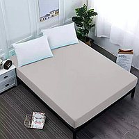 Простынь на резинке ранфорс 100% хлопок LORI 200х200 Beige