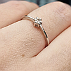 Золотой набор с бриллиантами (кольцо   0.1Ct  I1/H, VG-Cut 17 р, серьги 0.28Ct VS2/L, VG-Cut), фото 6