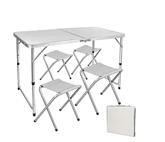 Стол с 4 стульями для пикника AW-65-002