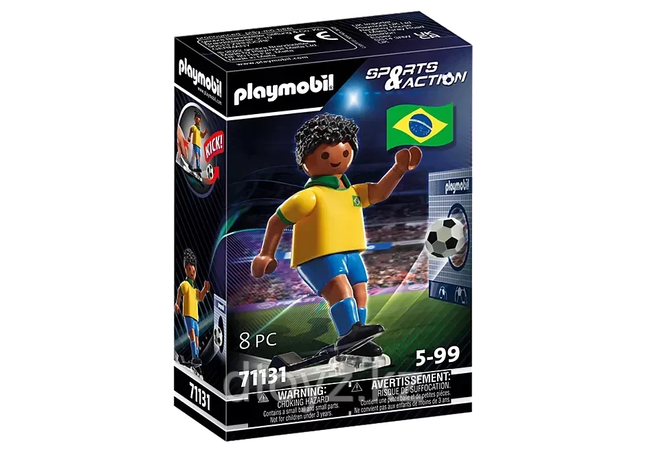 Игровой набор Футболист - Бразилия 71131 - фото 1 - id-p113690653