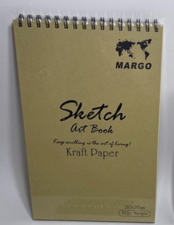 Скетчбук MARGO А5  крафтовыми листами, фото 1