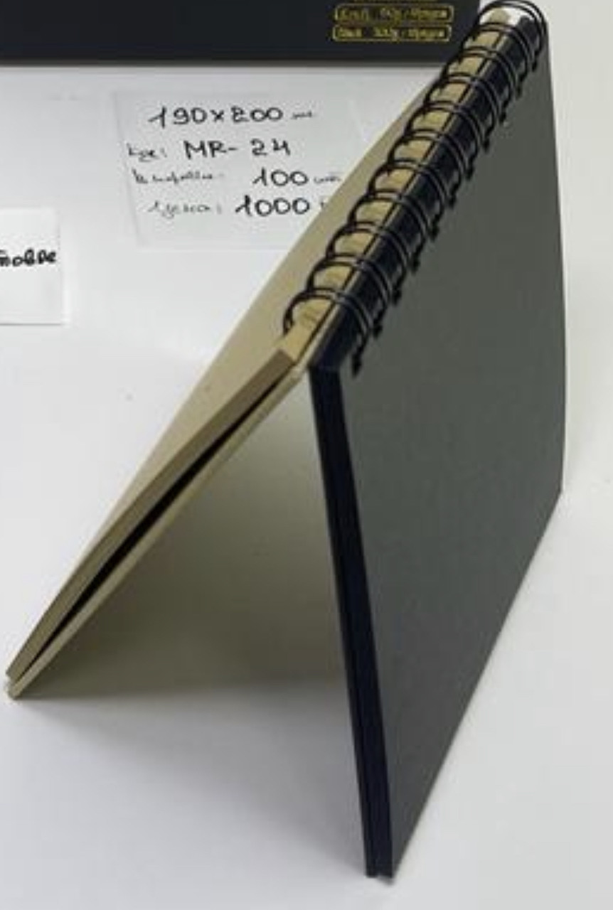 Скетчбук MARGO 150х160 с черными и крафтовыми листами - фото 1 - id-p113690885