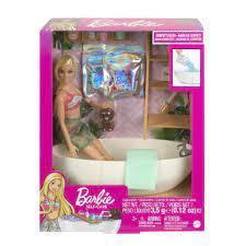 Barbie КУКЛА BARBIE ИГРОВОЙ НАБОР ДЛЯ ВАННЫ С АКСЕССУАРАМИ