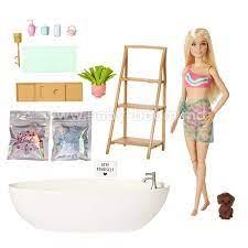 Barbie КУКЛА BARBIE ИГРОВОЙ НАБОР ДЛЯ ВАННЫ С АКСЕССУАРАМИ