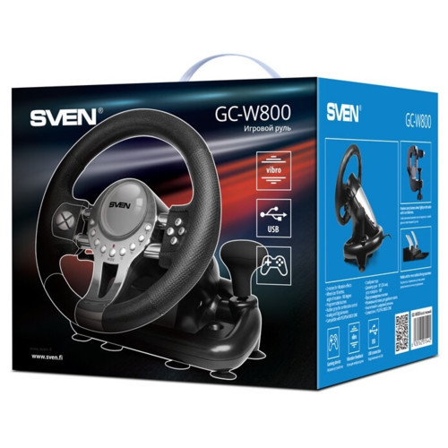 Игровой руль SVEN GC-W800 (SV-015442) черный - фото 2 - id-p113655909