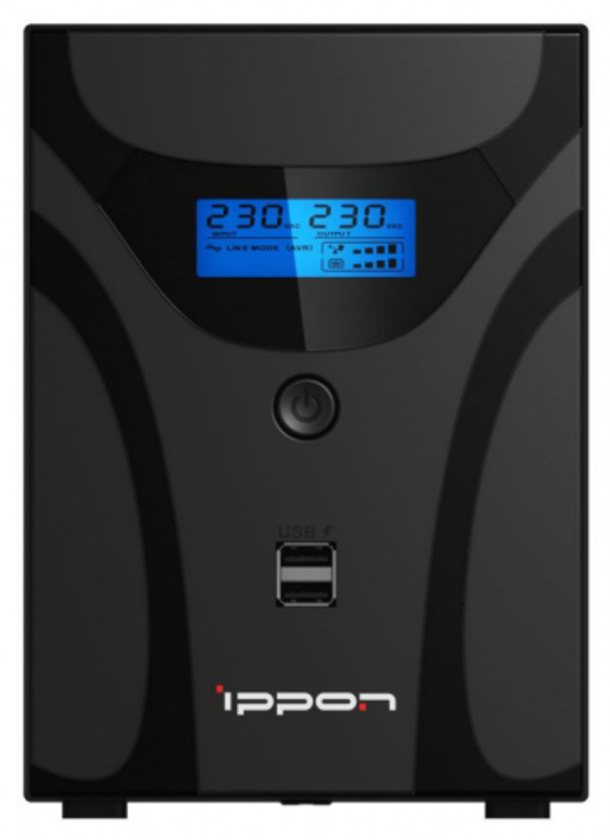 ИБП Ippon Back Power Pro II Euro 2200 (1029746) черный - фото 3 - id-p113669582