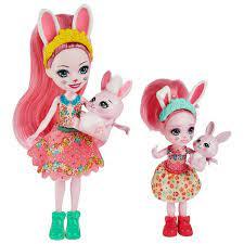 Enchantimals HCF84 Enchantimals, Сестрички с питомцем Бри и Беделия Кроля