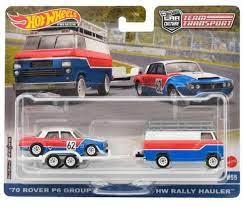 Hot Wheels HW КОМАНДНЫЙ ТРАНСПОРТ В АССОРТИМЕНТЕ RALLY VAN & TRAILER