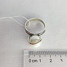 Серебряное кольцо с жемчугом имитированным Красная Пресня 2368618, фото 3