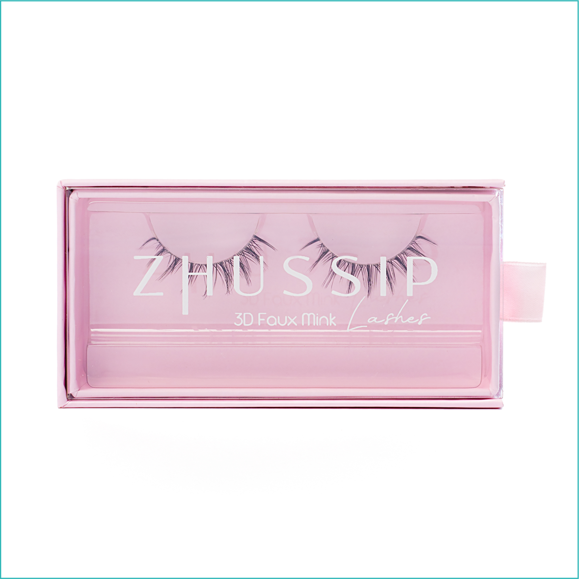 Ленточные накладные ресницы ZHUSSIP “3D Faux Mink Lashes" (Sarah)