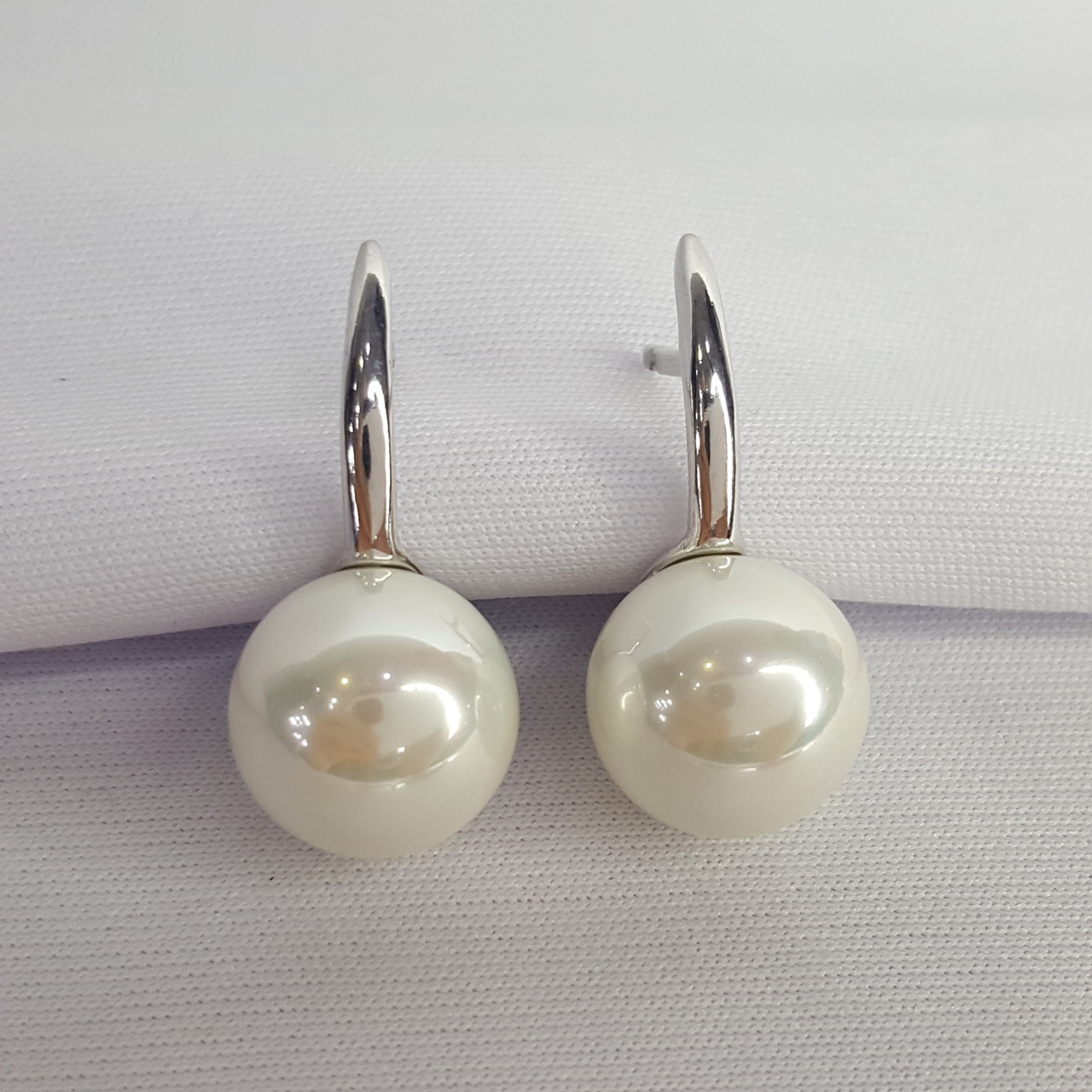 Серьги из серебра с фианитами Красная Пресня 3368304Д