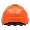 NITRAS 9500, каска защитная оранжевая, с храповиком и текстильным оголовьем, фото 4