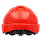 NITRAS 9500, каска защитная красная, с храповиком и текстильным оголовьем, фото 4