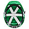 NITRAS 9500, каска защитная зелёный, с храповиком и текстильным оголовьем, фото 5