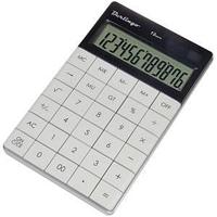Калькулятор настольный 12 разрядов, двойное питание, 165*105*13 мм, белый.