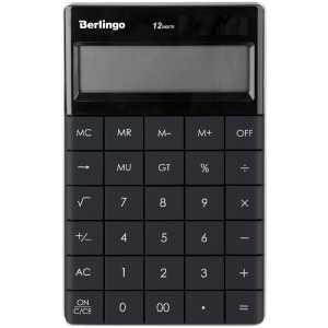 Калькулятор настольный Berlingo "Power TX", 12 разр., двойное питание, 165*105*13мм, антрацит - фото 1 - id-p113695302
