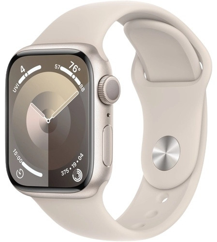 Apple Watch Series 9 41 mm черный - фото 2 - id-p113696052