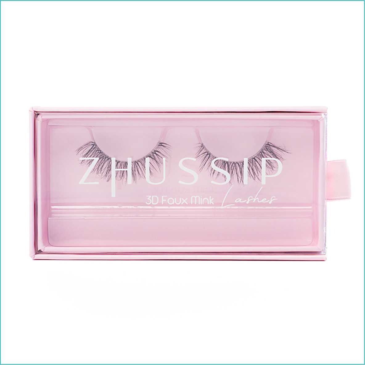 Ленточные накладные ресницы ZHUSSIP “3D Faux Mink Lashes" (Emma)
