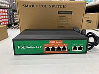 Poe switch/коммутаторы Poe 4 портовый, гигабитный