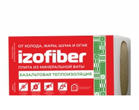 Минераловатная базальтовая плита IZO FIBER ЭКО ФАСАД ДЕКОР ОПТИМА 130 1000*600*(50-100)