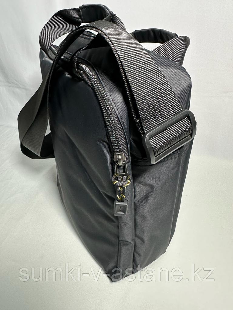 Мужская сумка через плечо, из ткани. Высота 29 см, ширина 25 см, глубина 10 см. - фото 6 - id-p113698699