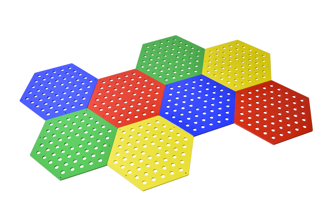 Настенная панель "Пазлы-шестигранники" 24шт, фото 1