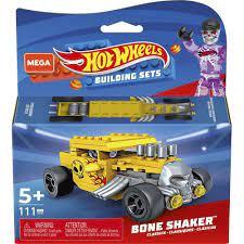 Fisher Price КОНСТРУКТОР MEGA CONSTRUX HOT WHEELS МАШИНКА ГОНОЧНАЯ BONE SHAKER - фото 1 - id-p113698983