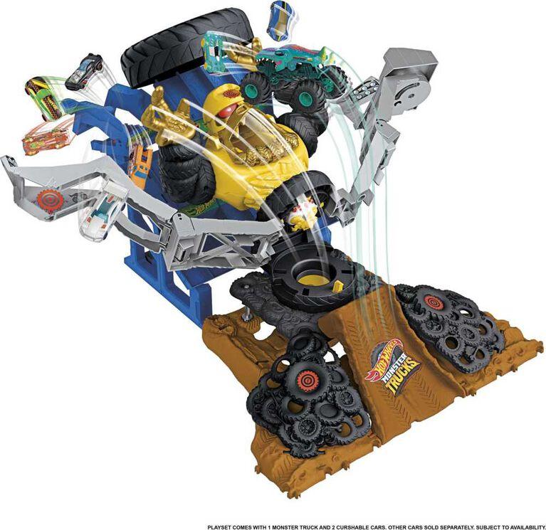 Hot Wheels Monster Trucks Набор Мир Арены Атака Крашзиллы, Хот Вилс HPN71 - фото 5 - id-p113695472