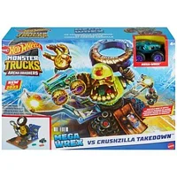 Hot Wheels Monster Trucks Набор Мир Арены Атака Крашзиллы, Хот Вилс HPN71