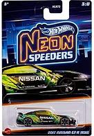 Hot Wheels Металлическая модель Nissan GT-R (R35) '17 HLH75, Хот Вилс Neon Speeders