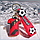 Брелок силиконовый "Футболист Де Брёйне" (красный), фото 4
