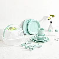 Набор пластиковой посуды для пикника ОМ-103-54