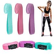 Набор эспандеров-резинок для фитнеса 3 шт., тканевые