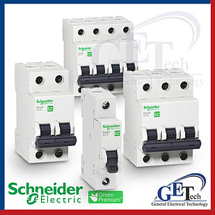 Автоматический выключатель Easy 9 1п 2п 3п 4п 6-63А 4,5 кА / 6 кА Schneider Electric