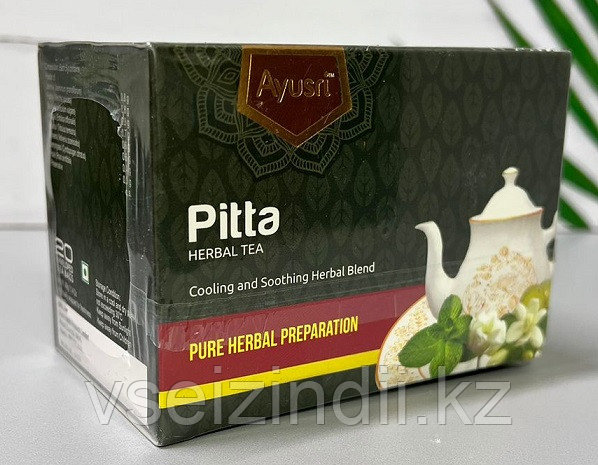 Травяной чай для Питта доши, (Pitta Herbal Tea, Ayusri) 20 пак. - фото 1 - id-p113699014