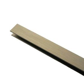 Профиль DG-1 опорный под стекло 8мм. 19х13х3000мм. | FGD-206.2 BR | Бронзовый