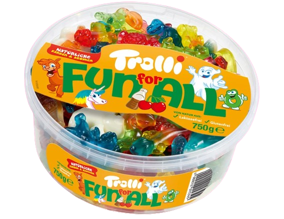 Мармелад FUN ALL ассорти 1кг TROLLI /Германия/