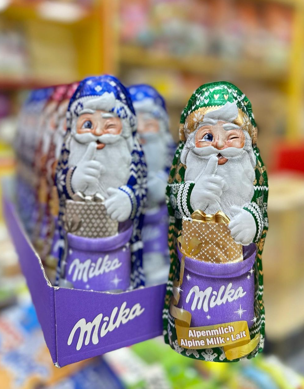 Шоколадный Дед Мороз Санта Milka 175 гр