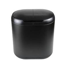 Сенсорная бесконтактная корзина для мусора 12 литров нержавеющая сталь (чёрный), фото 3